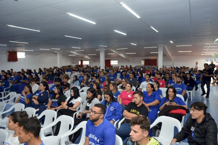 Carlos Bernardo fala das suas propostas para a fronteira com acadêmicos da UCP