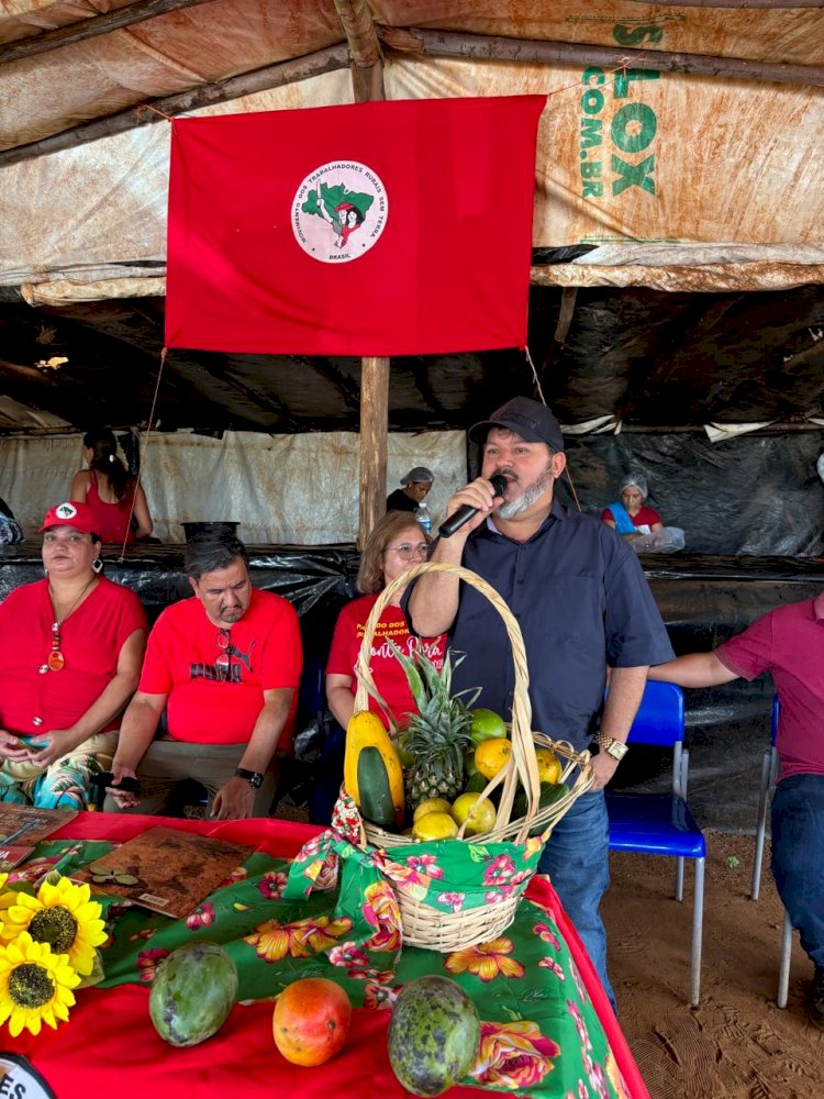 Carlos Bernardo engrossa coro dos sem-terra por condições igualitárias aos assentados da Nova Itamarati